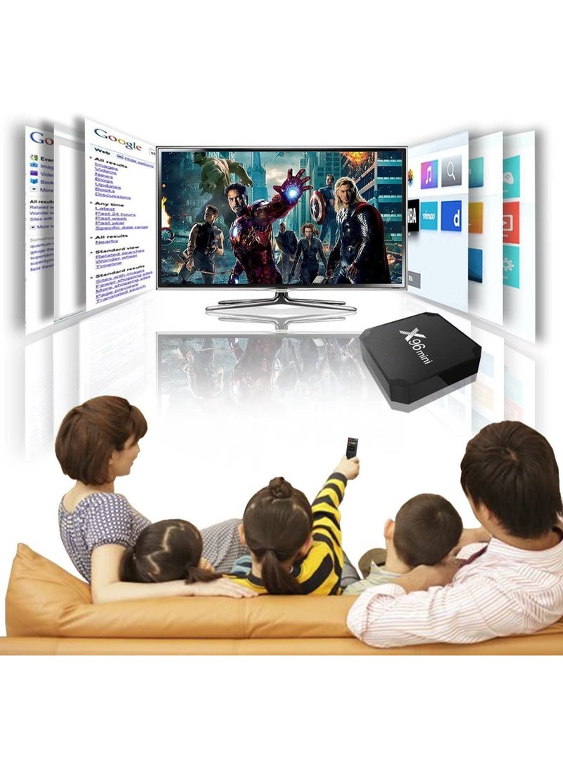 X96 MINI 7.1 ROM 16GB, RAM 2GB S905W Quad Core 64 Bit DDR3 2.4G WiFi 4K HD Android TV Box - Black - Image 5